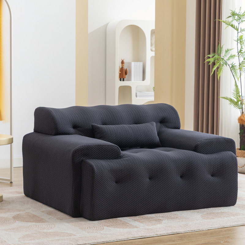 Canapé pour le salon, Dark Grey Fabric
