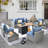 Hop - Person Patio Conversation Set with Cushions-98193247-98495019