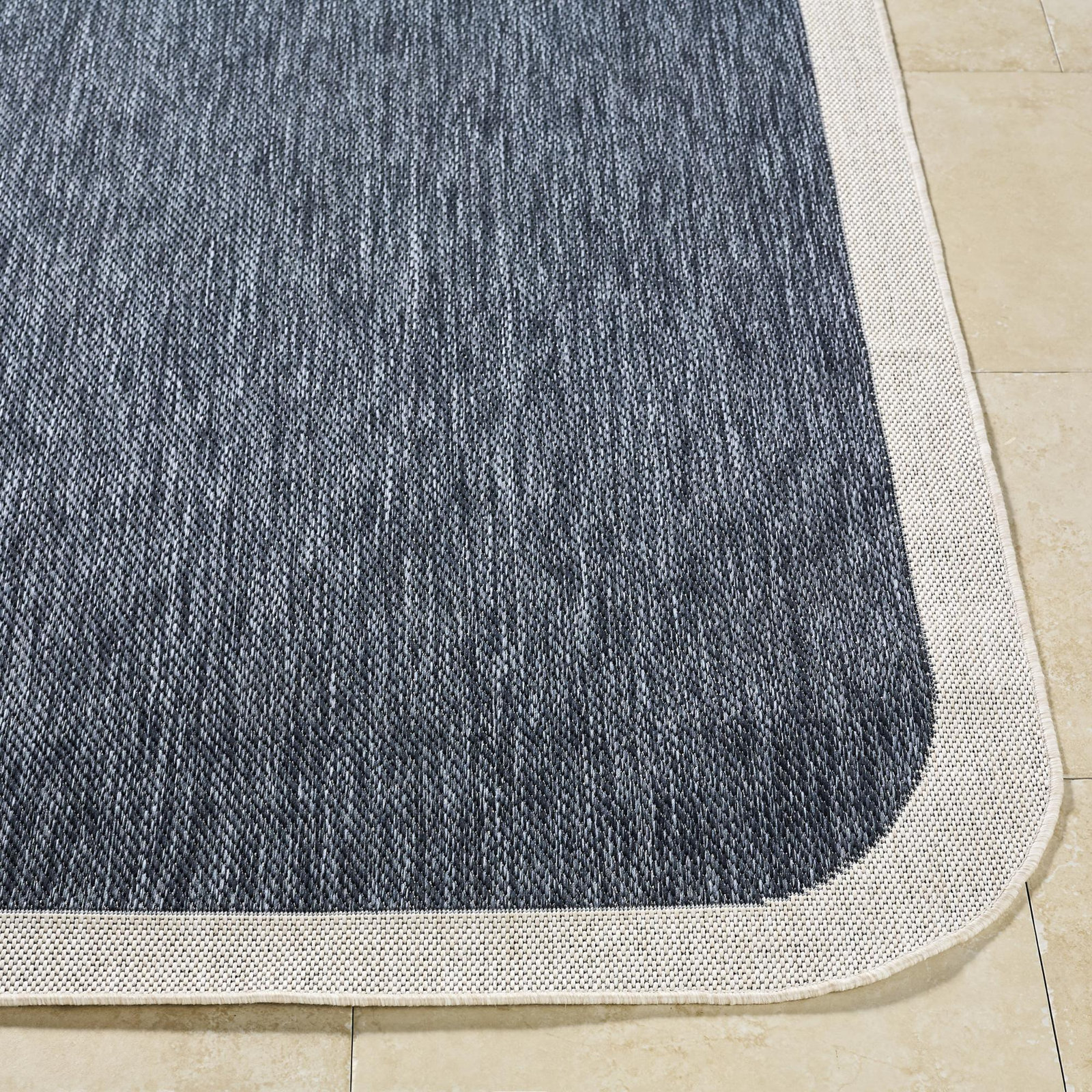 Skiles Brown Outdoor Rug, Runner 2'7.5" x 7'2.6"