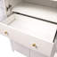 Grand garde-manger arqué cannelé de 71 po avec tablettes réglables, rangement élégant avec tiroir caché et porte vitrée-179809573