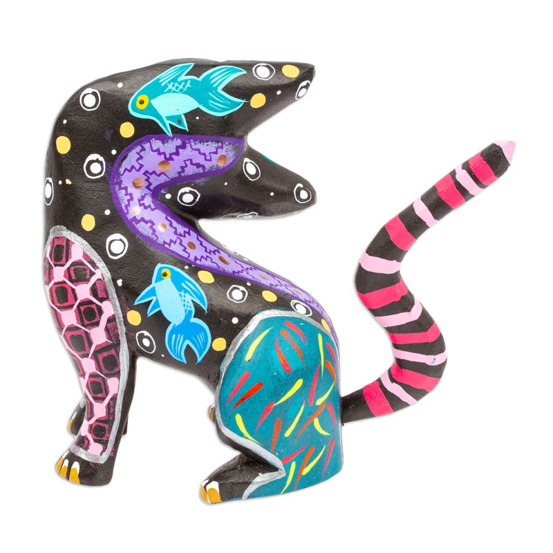 Krustyu Nocturnal Feline Questions Alebrije
