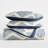 Becky Cameron Microfiber Reversible Quilt Set, Navy/White-558319259
