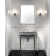 Rose Oval Console Bathroom Sink with Overflow