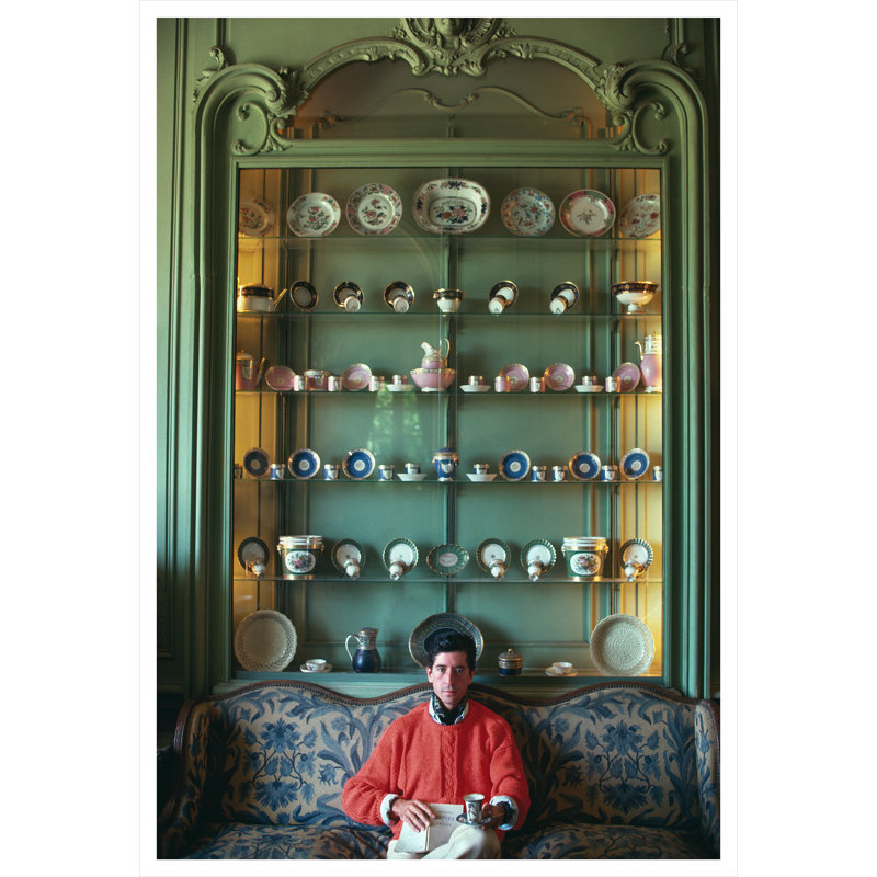 Comte D'Arcangues Print by Slim Aarons, 48.5" H x 32.5" W x 0.1" D, Unframed