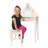 Princess & Frog Kids Vanity Set with Mirror
