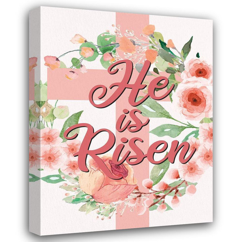 Art sur toile tendu Lark Manor ™ Allen, Kimberly, titré: He is Risen, H 18 po x l 15 po