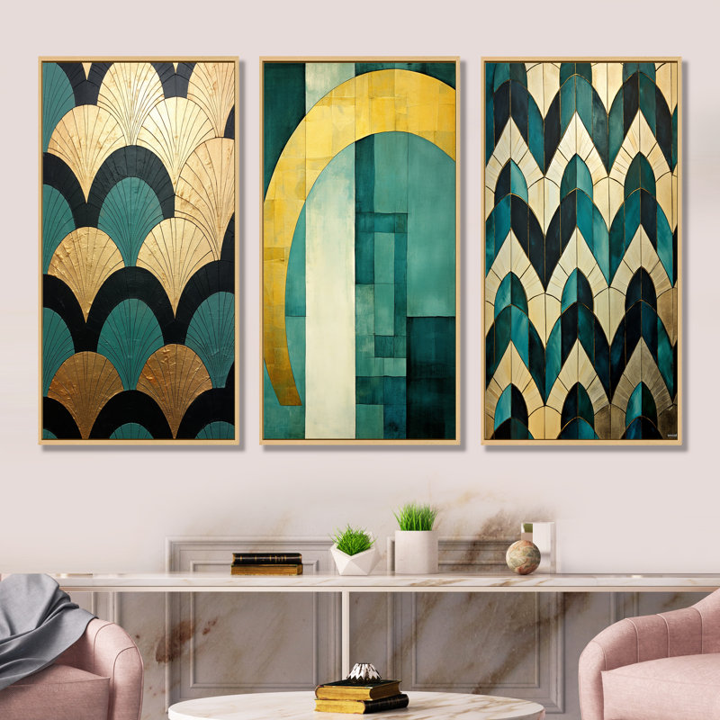 Derby, 32'' H x 48'' W, Brown Floater Framed