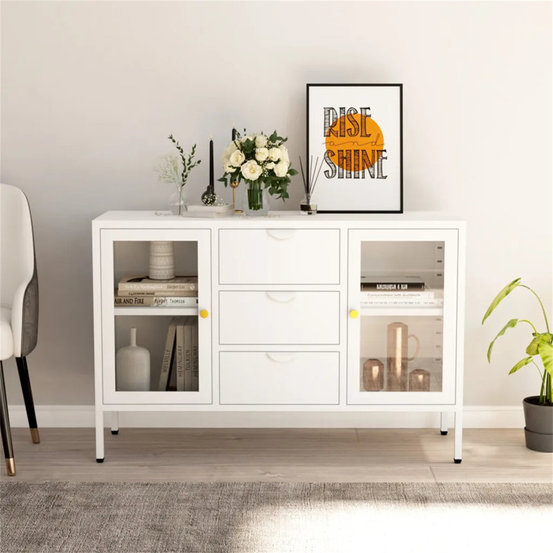 Brynzlee 105cm Sideboard, White