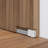 Concealed Sliding Barn Door Hardware Apply For 32-48'' Door, Aluminum Wall Mount System (Door Not Included)