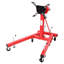 Support moteur pliable 1500 lb avec tête rotative à engrenages - rouge