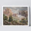 «Snowy Mountain Range Pine Tree» sur papier-98298768-98298765