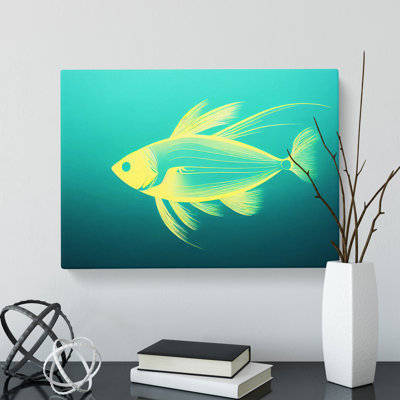 Compelling Fish - Wrapped Canvas
