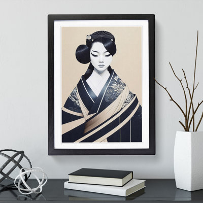 Modern Geisha No.2 - Framed Print