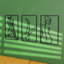 Ensemble de 3 décorations murales minimalistes en métal-2035744998