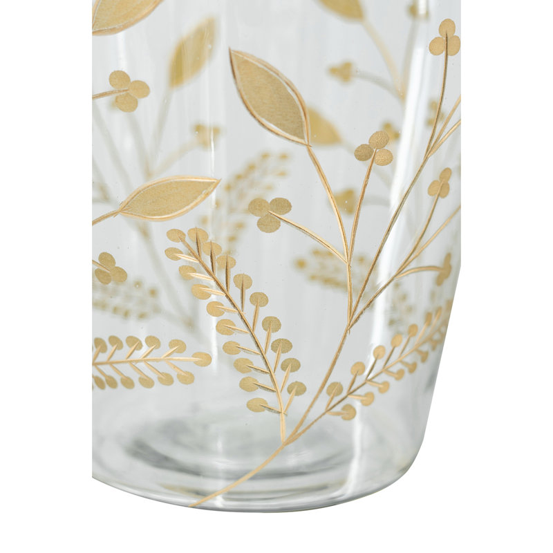 Vase au design contemporain, H 12,6 po x l 7,9 po x P 7,9 po