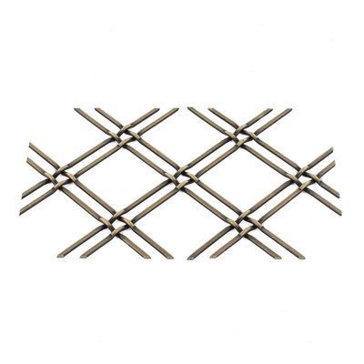 Round Flat Crimp Antique Brass Grill Master