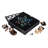 Black Black 5 in 1 - Chess, Checkers, Backgammon Table, Chinese Checkers and Dice Games