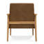 Fauteuil d'appoint en cuir Paloma Genunine