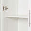 Armoire de garde-manger, armoires de rangement pour garde-manger avec 2 portes et 3 tablettes, armoire de rangement