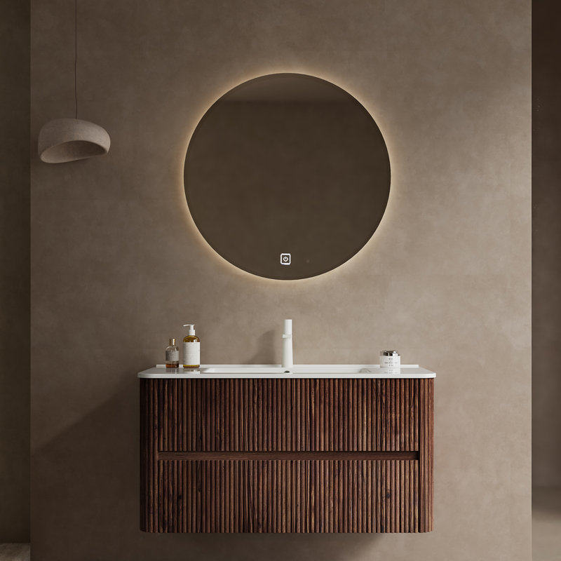 Meuble-lavabo avec lavabo et 2 tiroirs