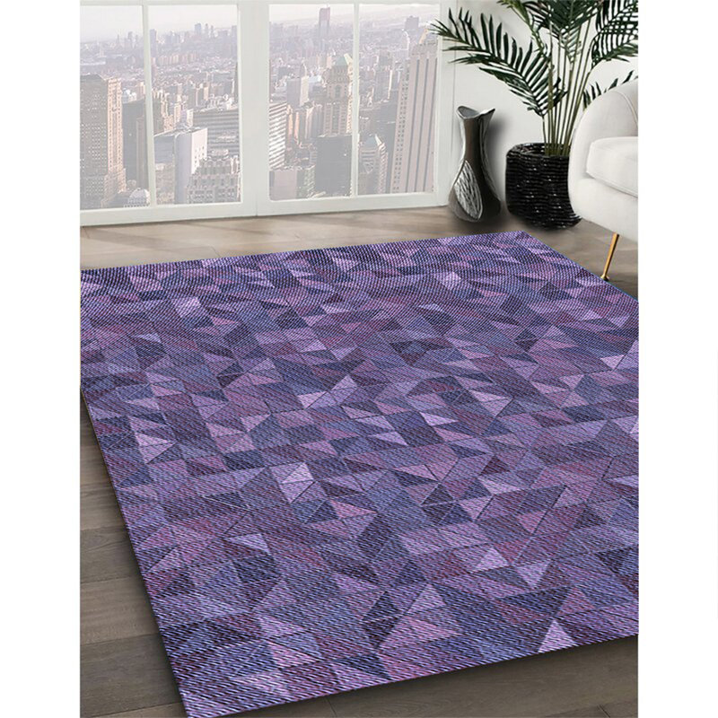 Geometric Indoor Rug, Square 7'