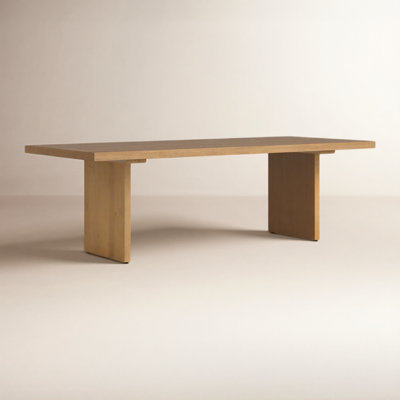 Cognac 96'' Solid Oak Dining Table