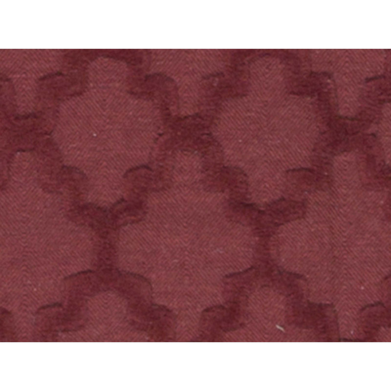 Wool Geometric Area Rug in Rust, Rectangle 5'9" x 8'9"