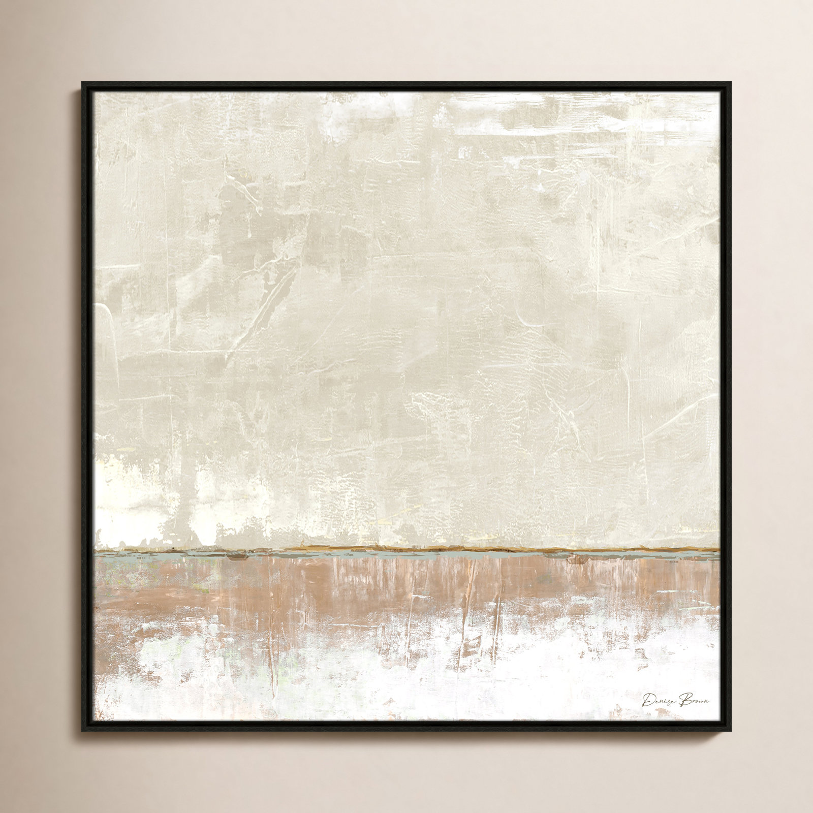 Delevan "Better Days II" Print, 37.5" H x 37.5" W, Black