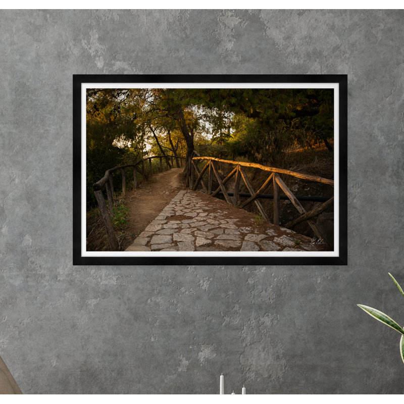 Trail To Lycabettus Print by Tim Klein