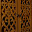 Armoire arquée sculptée à la main, armoire de rangement en bois massif avec tablette ouverte et 2 portes, grande armoire étroite pour le salon, la chambre à coucher, le vestibule