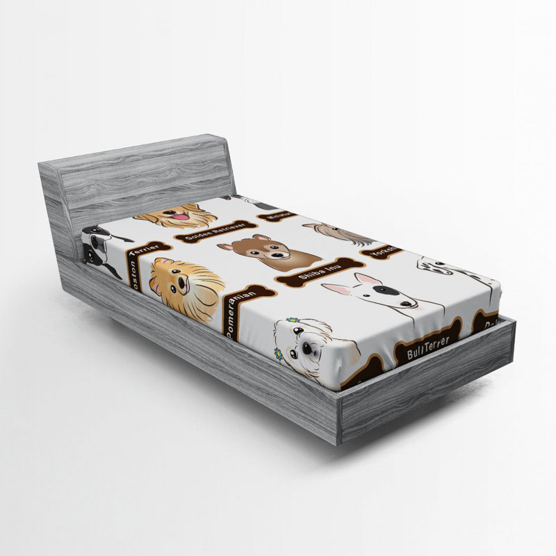 Drap-housse pour chien, Drap-housse de taille simple