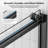 54"W X 76" H Double Sliding Frameless Shower Door With 5/16"(8mm) Clear Tempered Glass-129113654