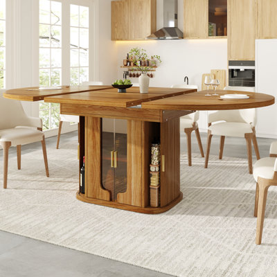 Extendable Oval Dining Table