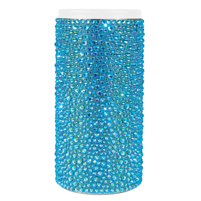 Grand isolateur en acier inoxydable Strass, AquaIridescent