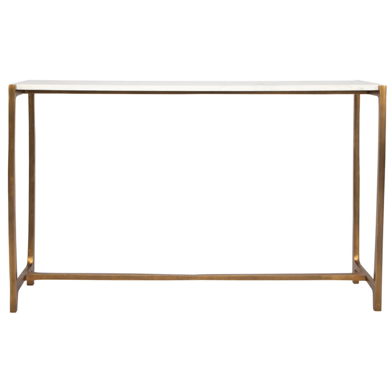 Zeiler 47'' Marble Top Console Table