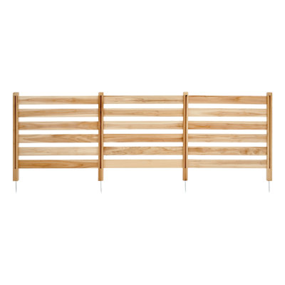 Clôture en bois pour plus d'intimité, 91 cm x 91 cm, grillage à claire-voie pour climatiseur, abri pour équipement de piscine avec piquets métalliques, installation facile à faire soi-même, cache-poubelle extérieur pour la décoration de jardin