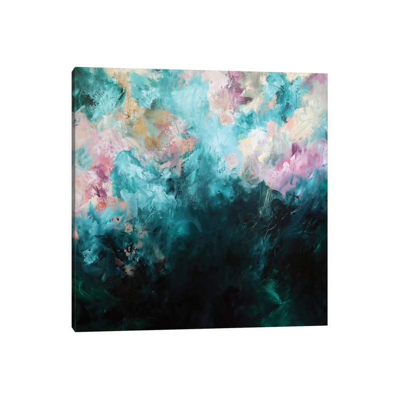Fields Of Gold Square by Sana Jamlaney - Gallery-Wrapped Canvas Giclée on Canvas, Wrapped Canvas, 30.48 cm H x 30.48 cm W