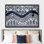 Montagne, couches géologique et formes géométriques inspirées des nappes phréatiques - cadre flottant, impression sur toile