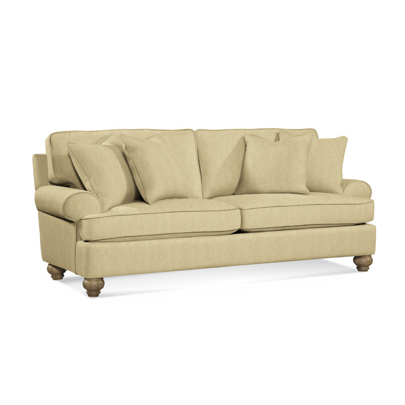 Artisan Landing Sofa, Beige Sugar Performance; 0863-93, Sandalwood