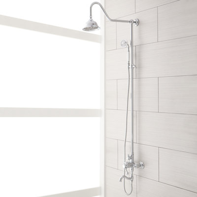 Dolwick Exposed Pipe Shower and Tub Faucet
