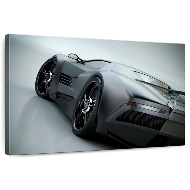 Mehar noir mat Supercar, H 16 po x l 24 po