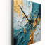 «Morning Glory Sunlight Breaking Waves Abstract» - Peinture abstraite horloges murales-99637187