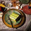 Fortuny Melagrana Dessert Plate - (Green) - Set of 4