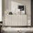 Modern simple cream style sideboard cabinet