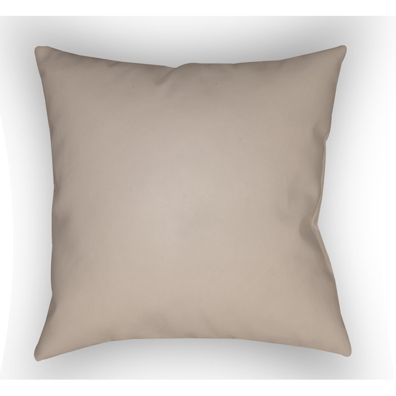  Indoor Outdoor Throw Pillow, Tan/Red/Black, 20" H x 20" W x 4" D