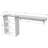 Single Shelf-Hang Closet Shelf with Cubby-381264410-381264413
