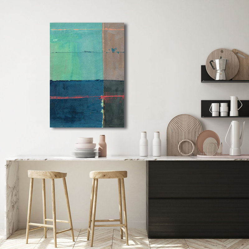 "Abstract Painting: Collective Spirit I" By Anne Munson, 100cm H x 70cm W x 4cm D