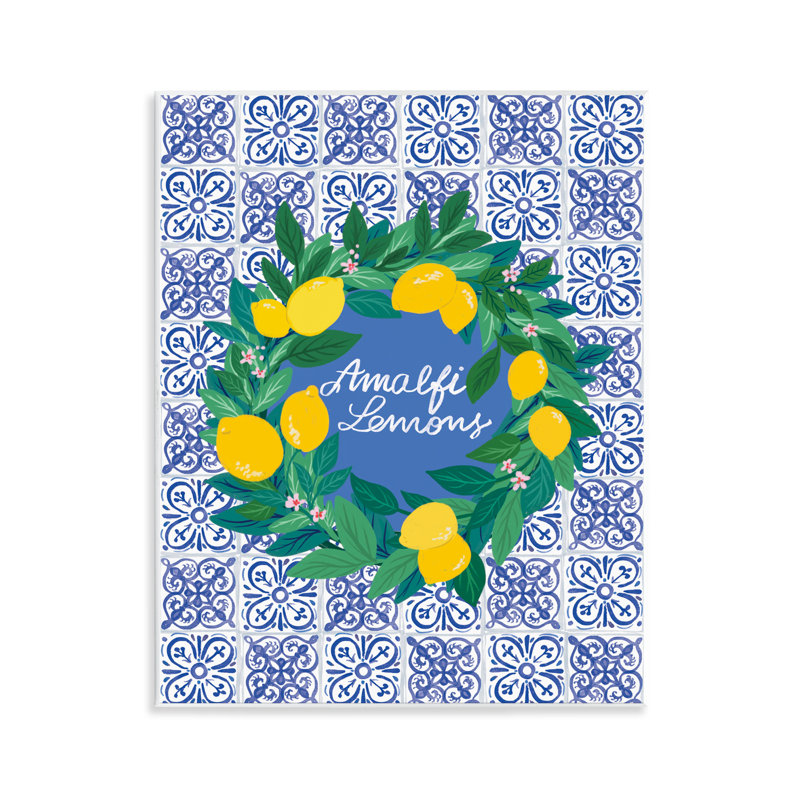  «Amalfi Lemons on Tile», art mural par Be Ni La