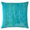 Peacock Feather Square Velvet Pillow Cover & Insert