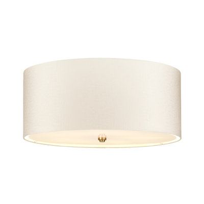 Ausie Fabric Semi Flush Mount